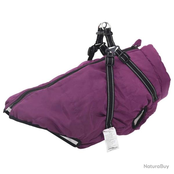 Manteau pour chiens avec harnais imperm�able r�fl�chissant L48