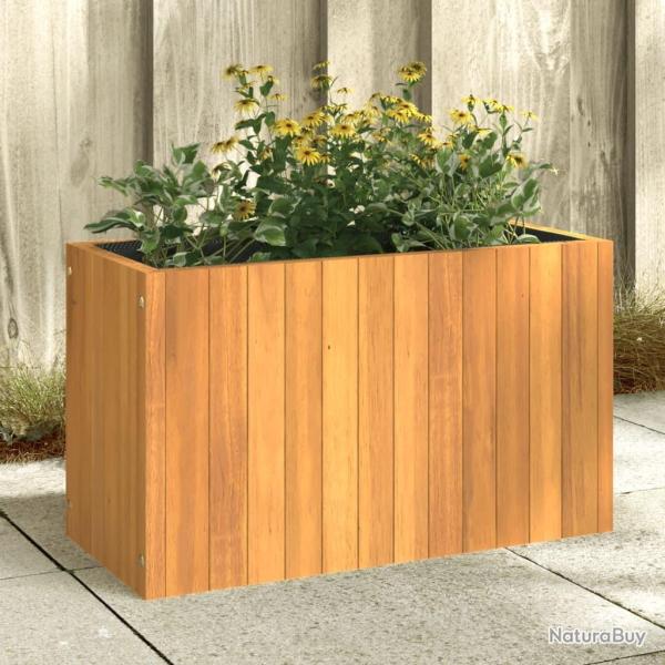 Jardini�re 59x27,5x35 cm bois massif d'acacia