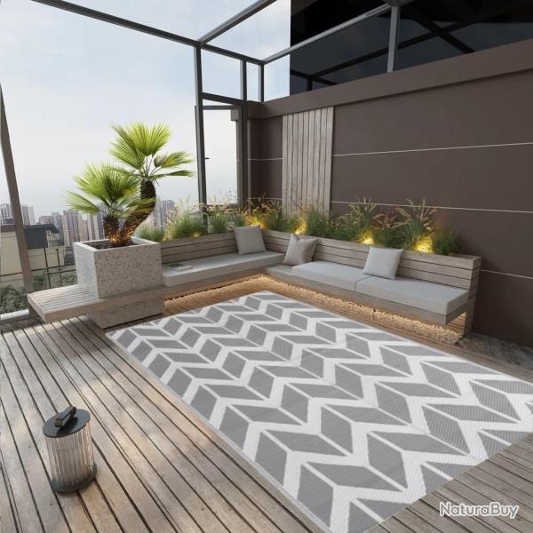 Tapis d'extrieur ARAKIL Gris 190x290 cm PP