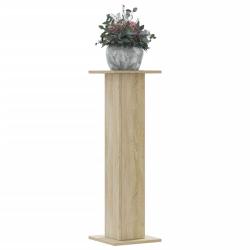 Supports pour plantes 2 pcs ch&ecirc;ne sonoma bois d'ing&eacute;nierie