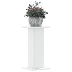 Supports pour plantes 2 pcs blanc 30x30x60 cm bois d'ing&eacute;nierie