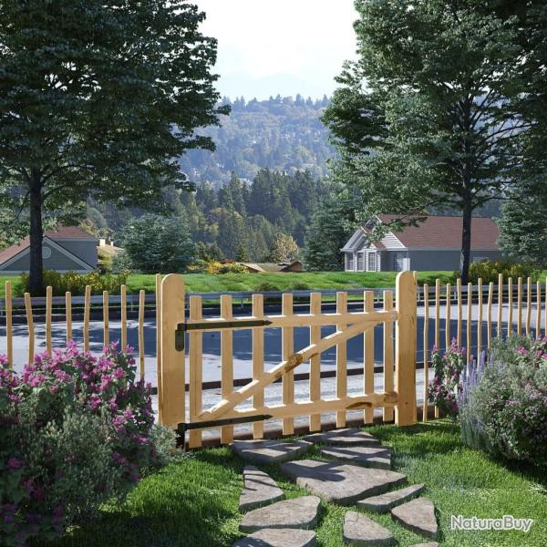 Portillon simple de cl�ture Bois de noisetier 100x60 cm