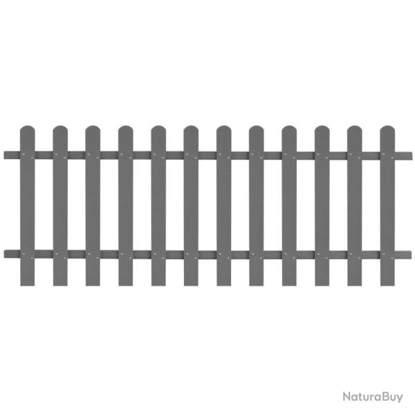 Clture  piquets WPC 200x80 cm