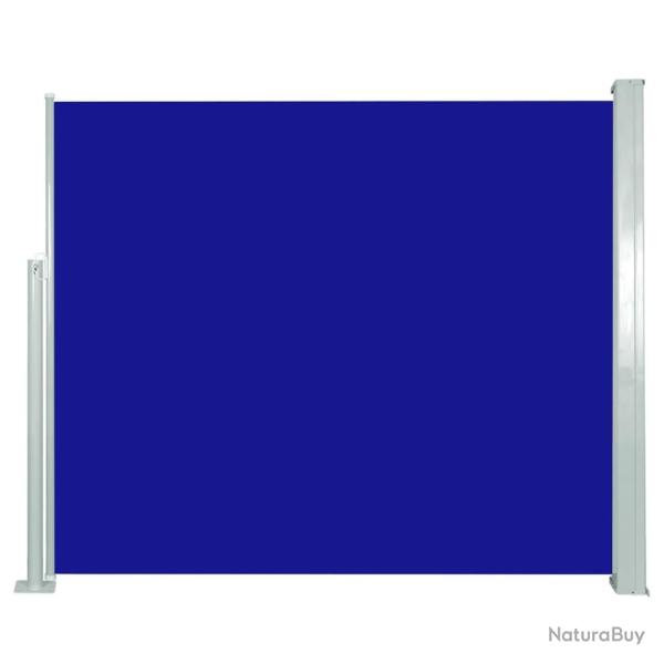 Auvent lat�ral r�tractable 120 x 300 cm Bleu