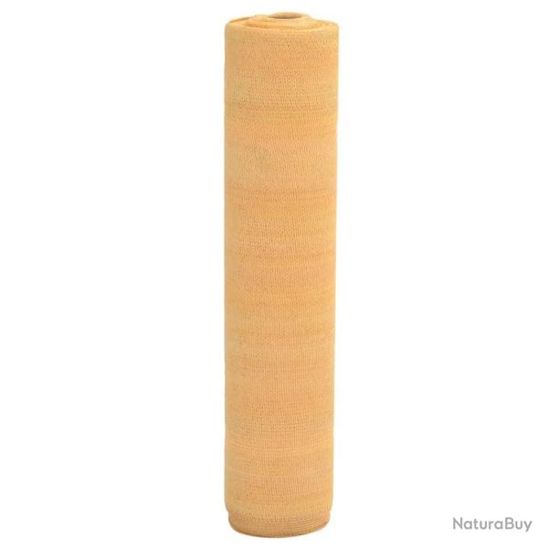 Filet brise-vue sable 1,2x25 m PEHD 75 g/m