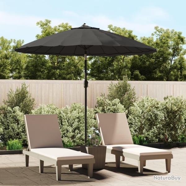 Parasol d'extrieur avec mt en aluminium 270 cm Anthracite