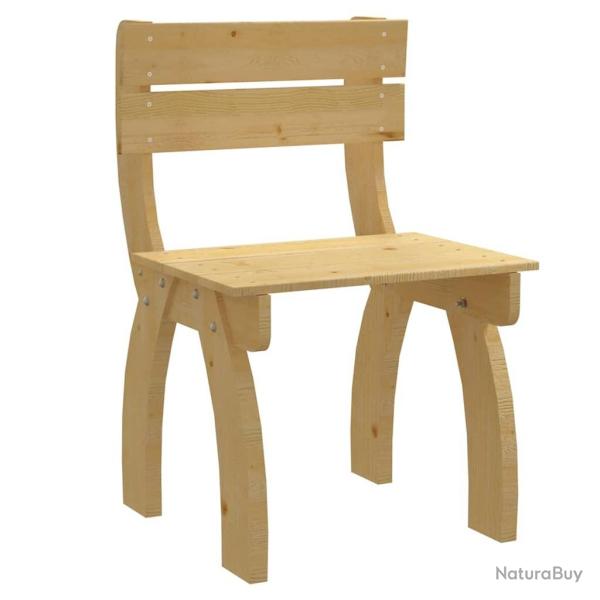 Chaise de jardin Bois de pin imprgn