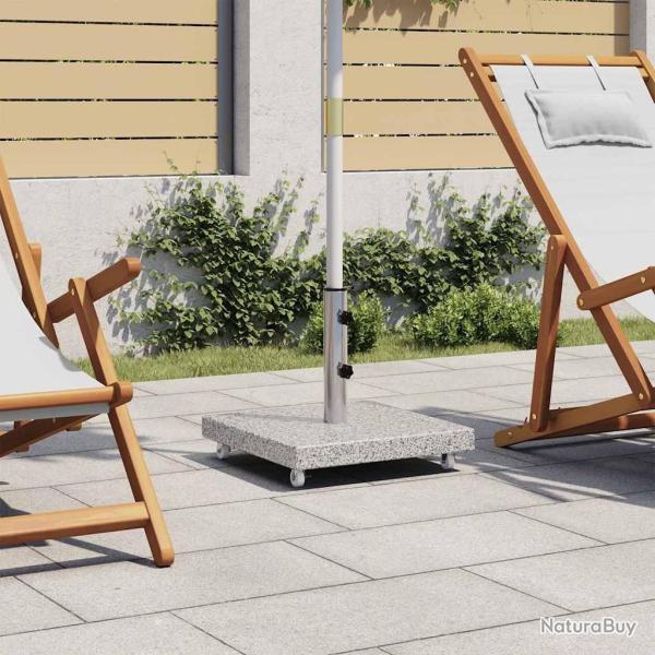 Socle de parasol Granite 30 kg Carr� Gris