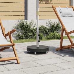Socle de parasol Granite 30 kg Rond Noir