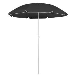 Parasol de jardin avec m&acirc;t en acier anthracite 180 cm