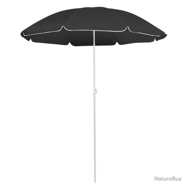 Parasol de jardin avec m�t en acier anthracite 180 cm