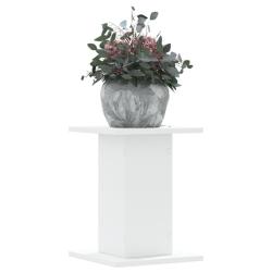 Supports pour plantes 2 pcs blanc 30x30x40 cm bois d'ing&eacute;nierie