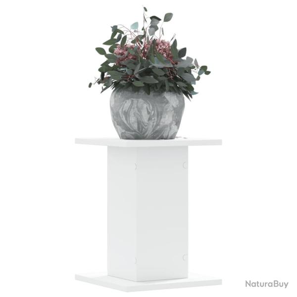 Supports pour plantes 2 pcs blanc 30x30x40 cm bois d'ing�nierie