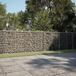 Panier gabion avec couvercle 1000x50x100 cm fer galvanis&eacute;