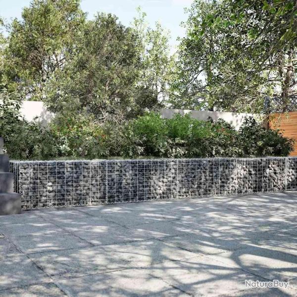 Panier gabion avec couvercle 700x50x50 cm fer galvanis