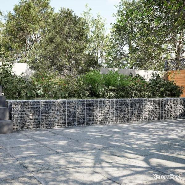 Panier gabion avec couvercle 600x50x50 cm fer galvanis�