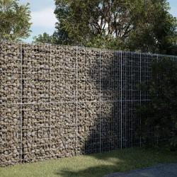 Panier gabion avec couvercle 250x100x200 cm fer galvanis&eacute;