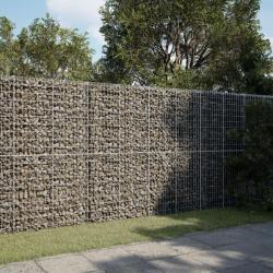 Panier gabion avec couvercle 300x100x200 cm fer galvanis&eacute;