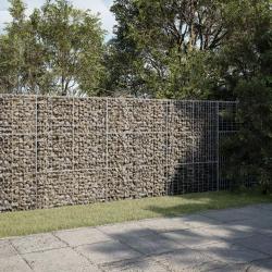 Panier gabion avec couvercle 300x50x150 cm fer galvanis&eacute;