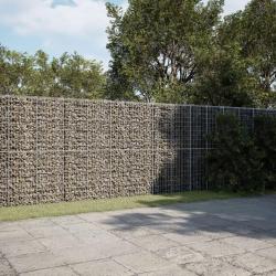 Panier gabion avec couvercle 400x50x200 cm fer galvanis&eacute;