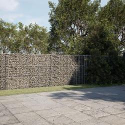 Panier gabion avec couvercle 400x100x150 cm fer galvanis&eacute;