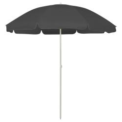Parasol de plage anthracite 240 cm