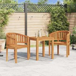 Chaise en forme de banane Bois de teck solide