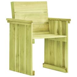 Chaise de jardin Bois de pin impr&eacute;gn&eacute;