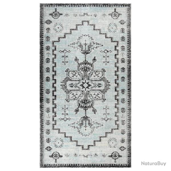 Tapis  tissage plat d'extrieur 115x170 cm Vert et gris