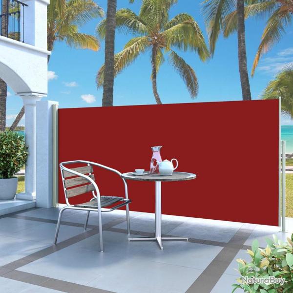 Auvent lat�ral r�tractable 140 x 300 cm Rouge