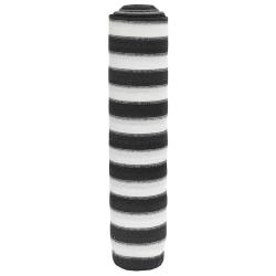 Filet brise-vue anthracite et blanc 1,5x10 m PEHD 75 g/m&sup2;