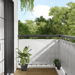 &Eacute;cran de balcon gris clair 90x600 cm 100% polyester oxford