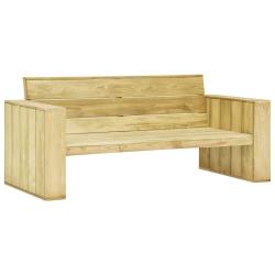 Banc de jardin 179 cm Bois de pin impr&eacute;gn&eacute;