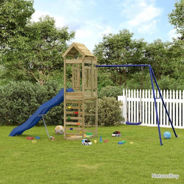Aire de jeux d'ext�rieur bois de pin impr�gn�