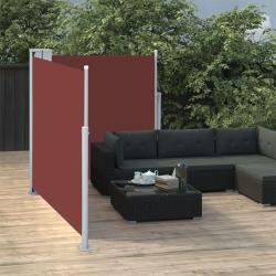 Auvent lat&eacute;ral r&eacute;tractable Marron 100 x 600 cm
