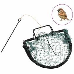 Pi&egrave;ge &agrave; oiseaux vert 20 cm acier
