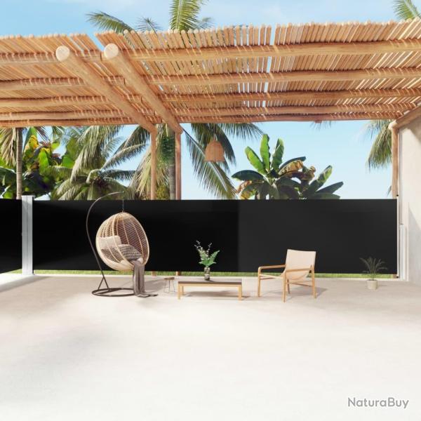 Auvent lat�ral r�tractable Noir 160x1200 cm