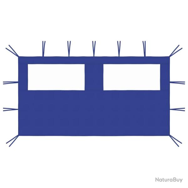 Paroi lat�rale de belv�d�re avec fen�tres 4x2 m Bleu