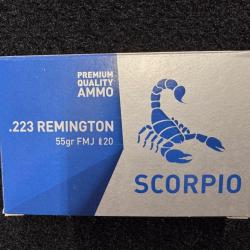 STV Scorpio 223 rem FMJ 55 grs (x1000)