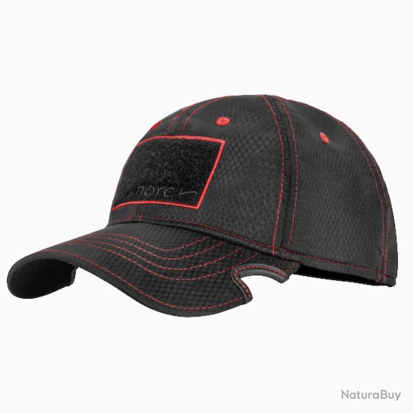Casquette Athlete Operator Classic Ajustable Noir/Rouge