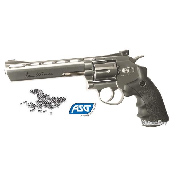 Revolver GNB DAN WESSON 6'' Chrome   * Cal 4.5 Bille Acier