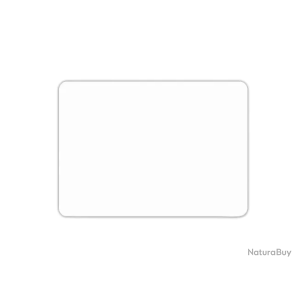 Etiquettes blanches vierges - Lot de 10 �tiquettes - 18122 - 7x10cm