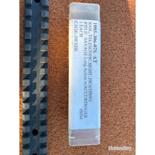 RAIL PICATINNY 0 MOA POUR ACTION SAVAGE MARQUE BADGER ORDNANCE