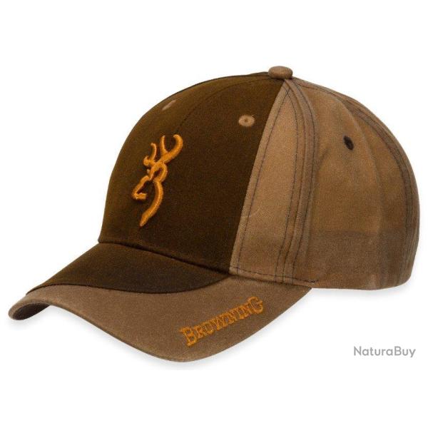 Casquette marron Two Tone Wax BROWNING