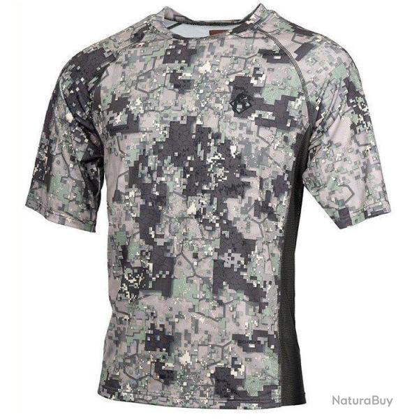 Tee shirt manches courtes Spandex camo digital SOMLYS