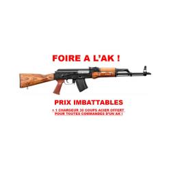 FOIRE A L'AK ! CARABINE WBP AK JACK BOIS CAL.7.62x39 + CHARGEUR 30 COUPS ACIER OFFERT