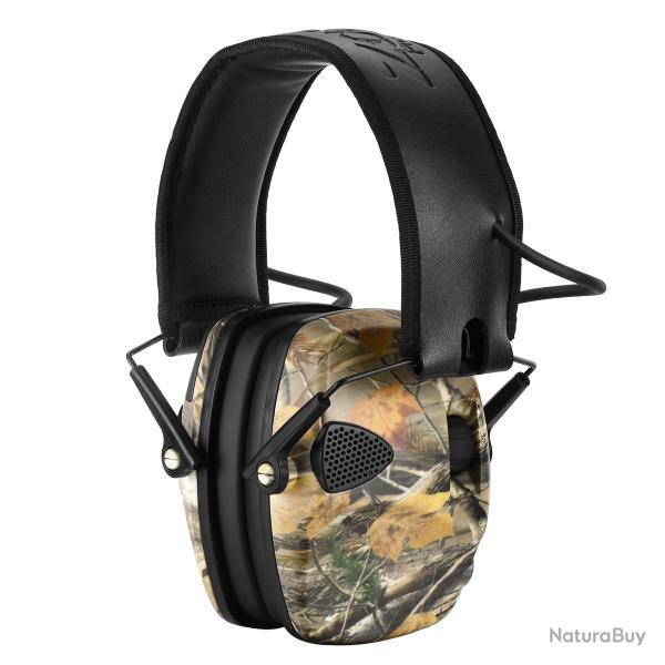 Casque antibruit �lectronique Zohan - LIVRAISON GRATUITE - Camo