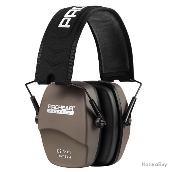 Casque antibruit Zohan Prohear - LIVRAISON GRATUITE - Marron