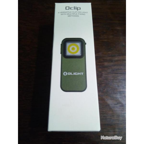 lampe de poche : olight oclip od green