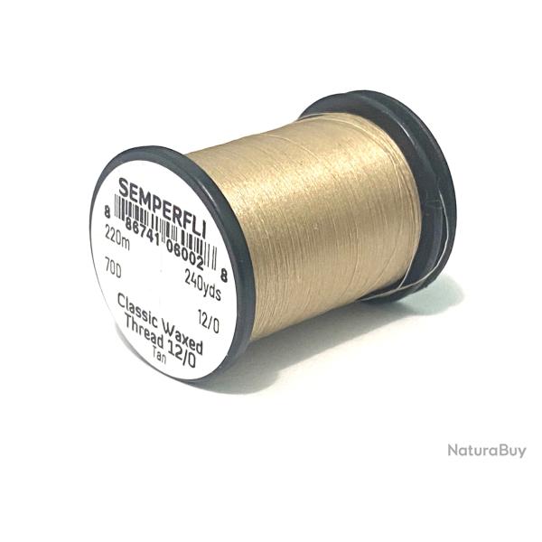 fil montage mouche semperfli classic 12/0 tan